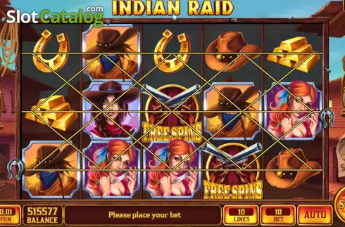 Οθόνη2. Indian Raid Κουλοχέρης