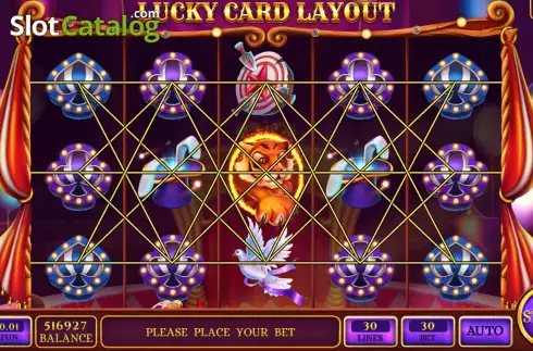 Οθόνη2. Lucky Card Layout Κουλοχέρης