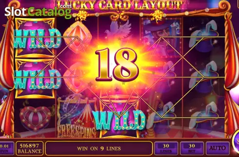 Οθόνη3. Lucky Card Layout Κουλοχέρης