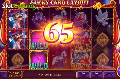 Οθόνη4. Lucky Card Layout Κουλοχέρης