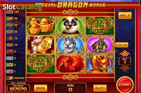 Οθόνη2. Special Dragon Bonus (Pull Tabs) Κουλοχέρης