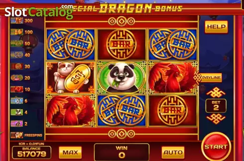 Οθόνη2. Special Dragon Bonus (3x3) Κουλοχέρης