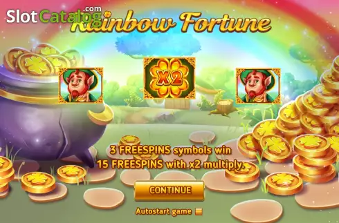 Οθόνη2. Rainbow Fortune (Reel Respin) Κουλοχέρης