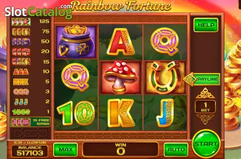 Οθόνη3. Rainbow Fortune (Reel Respin) Κουλοχέρης