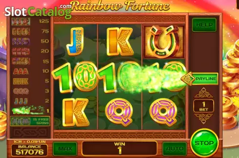 Οθόνη4. Rainbow Fortune (Reel Respin) Κουλοχέρης