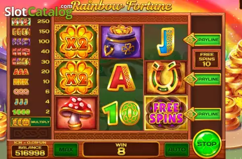 Οθόνη6. Rainbow Fortune (Reel Respin) Κουλοχέρης
