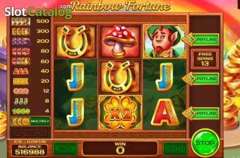 Οθόνη6. Rainbow Fortune (Pull Tabs) Κουλοχέρης
