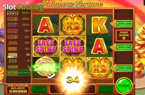 Οθόνη7. Rainbow Fortune (Pull Tabs) Κουλοχέρης