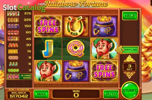 Οθόνη2. Rainbow Fortune (3x3) Κουλοχέρης