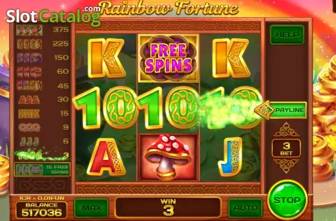 Οθόνη3. Rainbow Fortune (3x3) Κουλοχέρης