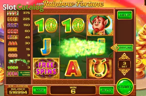 Οθόνη4. Rainbow Fortune (3x3) Κουλοχέρης