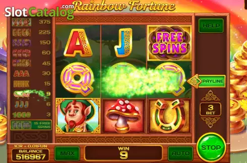 Οθόνη5. Rainbow Fortune (3x3) Κουλοχέρης