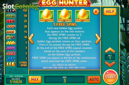 Οθόνη6. Egg Hunter (3x3) Κουλοχέρης