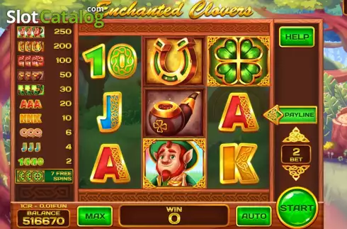 Οθόνη2. Enchanted Clovers (Pull Tabs) Κουλοχέρης