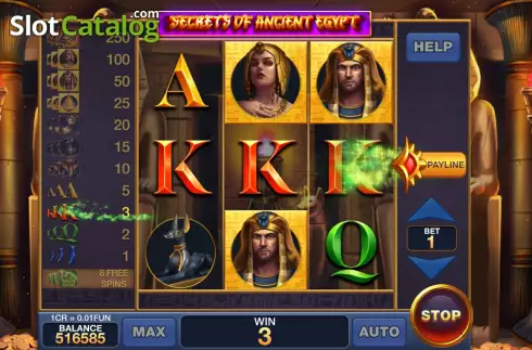 Οθόνη4. Secrets Of Ancient Egypt (3x3) Κουλοχέρης