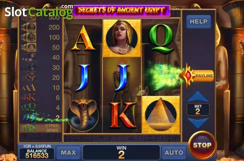 Οθόνη3. Secrets Of Ancient Egypt (Pull Tabs) Κουλοχέρης