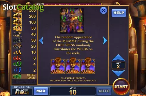 Οθόνη6. Secrets Of Ancient Egypt (Pull Tabs) Κουλοχέρης