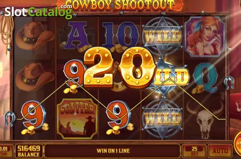 Οθόνη3. Cowboy Shootout (ABXplay) Κουλοχέρης