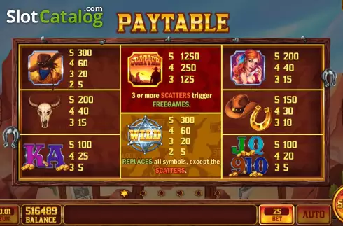 Οθόνη5. Cowboy Shootout (ABXplay) Κουλοχέρης