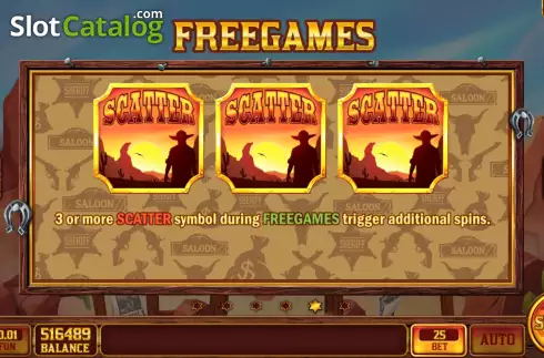 Οθόνη9. Cowboy Shootout (ABXplay) Κουλοχέρης