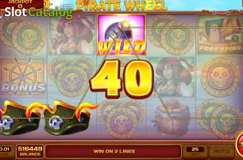 Οθόνη4. Pirate Wheel Κουλοχέρης