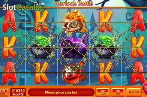 Οθόνη2. Warlock Battle Κουλοχέρης