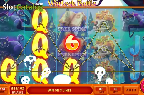 Οθόνη3. Warlock Battle Κουλοχέρης