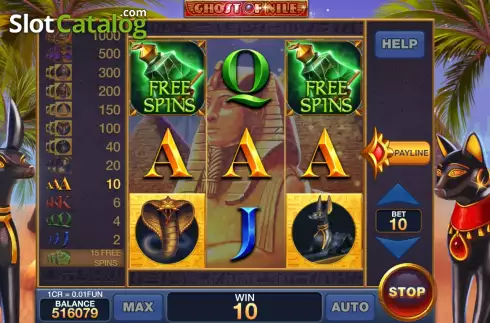 Οθόνη4. Ghost of Nile (Pull Tabs) Κουλοχέρης