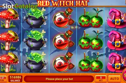 Οθόνη2. Red Witch Hat Κουλοχέρης
