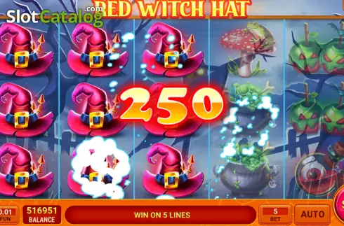 Οθόνη5. Red Witch Hat Κουλοχέρης