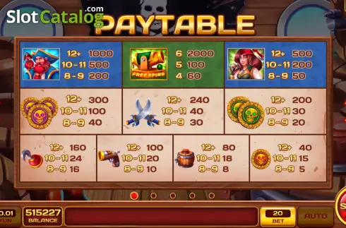 Οθόνη9. Pirate Strike Κουλοχέρης