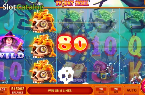 Οθόνη4. Spooky Skull Κουλοχέρης