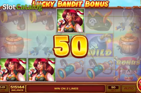 Οθόνη3. Lucky Bandit Bonus Κουλοχέρης