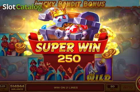 Οθόνη4. Lucky Bandit Bonus Κουλοχέρης