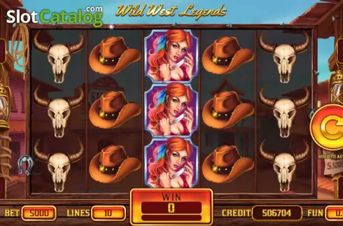 Οθόνη2. Wild West Legends (ABXplay) Κουλοχέρης