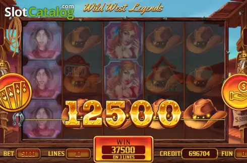 Οθόνη4. Wild West Legends (ABXplay) Κουλοχέρης