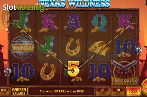 Οθόνη3. Texas Wildness Κουλοχέρης 