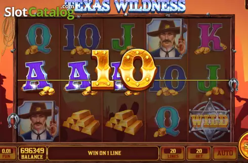 Οθόνη4. Texas Wildness Κουλοχέρης 