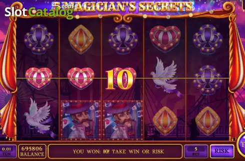 Οθόνη4. 5 Magician's Secrets Κουλοχέρης