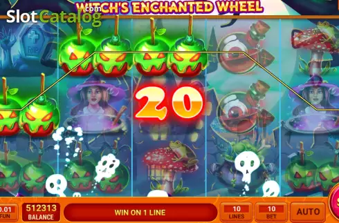 Οθόνη4. Witch's Enchanted Wheel Κουλοχέρης 