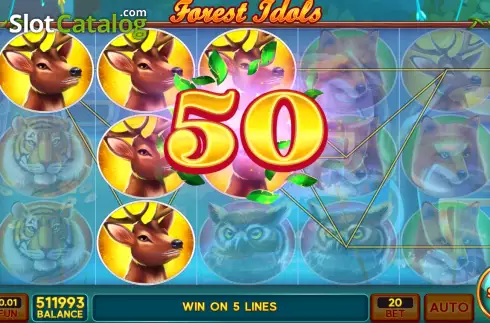 Οθόνη3. Forest Idols (ABXplay) Κουλοχέρης