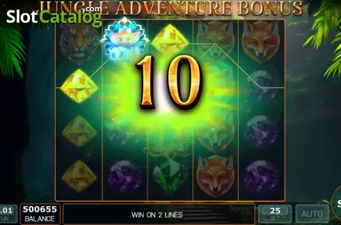 Οθόνη3. Jungle Adventure Bonus Κουλοχέρης