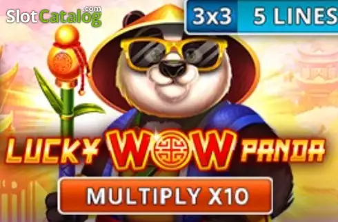 Lucky Wow Panda Λογότυπο Lucky Wow Panda Λογότυπο