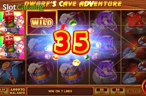 Οθόνη3. Dwarf's Cave Adventure Κουλοχέρης