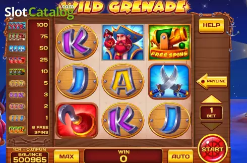 Οθόνη2. Wild Grenade (Pull Tabs) Κουλοχέρης