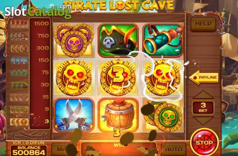 Οθόνη3. Pirate Lost Cave (Reel Respin) Κουλοχέρης