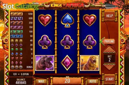 Οθόνη3. Kings of Africa (Pull Tabs) Κουλοχέρης