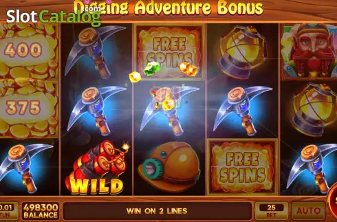 Οθόνη3. Digging Adventure Bonus Κουλοχέρης