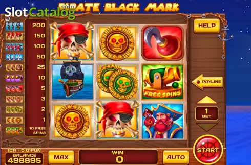 Οθόνη2. Pirate Black Mark (Reel Respin) Κουλοχέρης