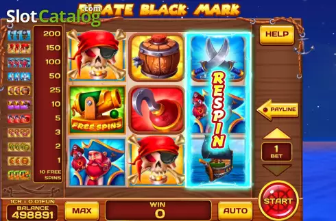 Οθόνη3. Pirate Black Mark (Reel Respin) Κουλοχέρης